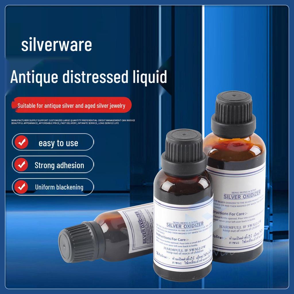 Antique Silver & Copper Blackening Liquid - Jewelry Oxidation Treatment