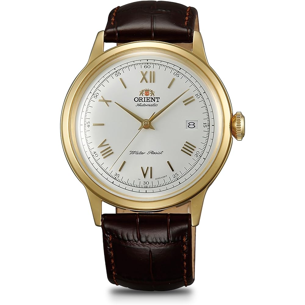 Автоматические часы Orient Bambino, мужские, белые, серебристые, SAC00007W0, с гарантией японского производителя