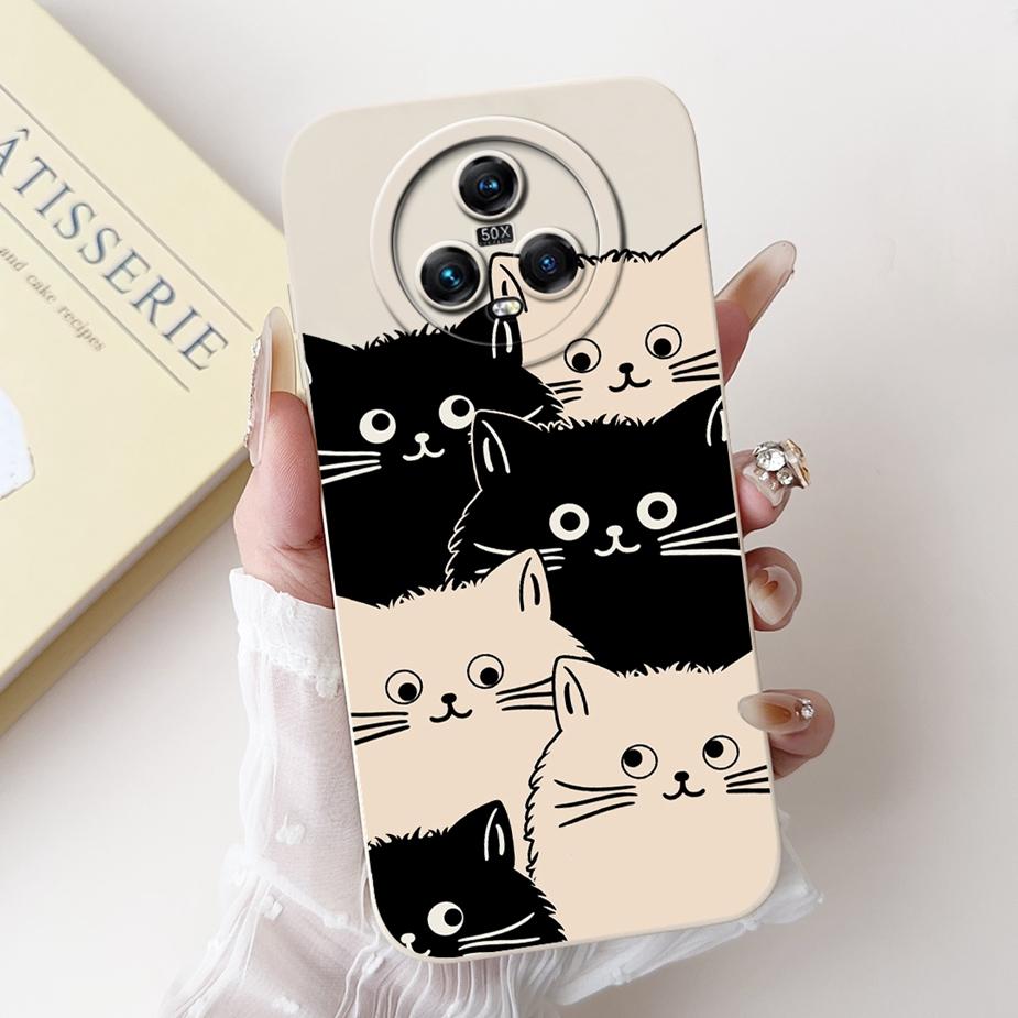 For Honor Magic5 Pro Case PGT-AN10 Cute Fashion Cartoon Cover Soft TPU Phone Case For Honor Magic 5 Pro Magic5 Lite Fundas Coque