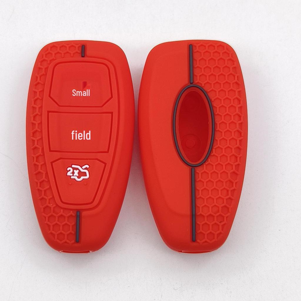 Ford Focus/Escape/Fiesta 3-Button Water Drop Smart Key Silicone Protective Case