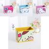 Hello Kitty Kuromi Cinnamoroll Melody Pattern Foldable Desktop Storage Box For Home Office Desk Clutter Management