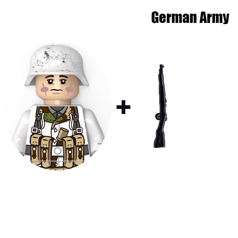 Kinderspielzeug WW2 Militär Armee Bausteine US UK Sowjet China Frankreich Soldaten Mini Actionfiguren Spielzeug für Kinder Weihnachtsgeschenke