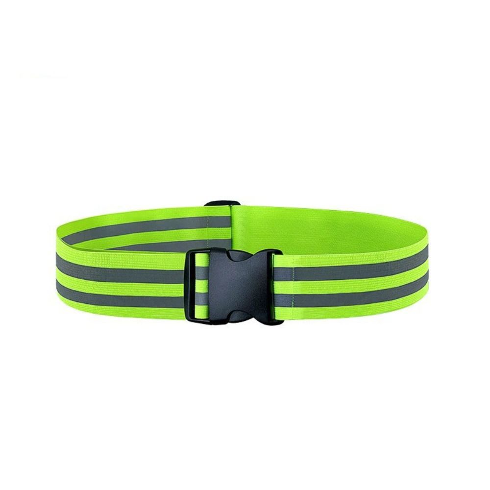 Waist Adjustable Reflective Waistband Belts 5*1*1cm Elastic Sport Safety Belts 8 Colors Running Cycling Waistband