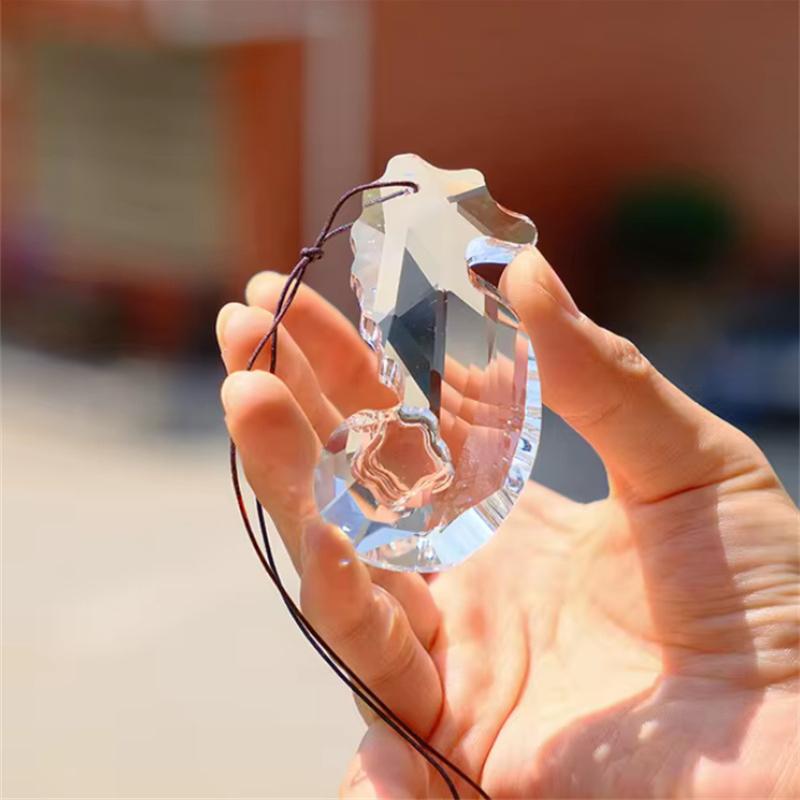 

1 шт. Милый морской конек призма ловец солнца призма красочный подвесной для домашнего сада рождественский декор