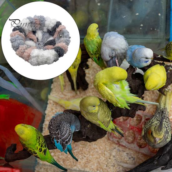 Warm Bird Nest for Cage Plush Hanging Bird Bed Fleece Warm Bird House for Conure Budgie Cockatiel Lovebird Parakeet Hamster Small Animals