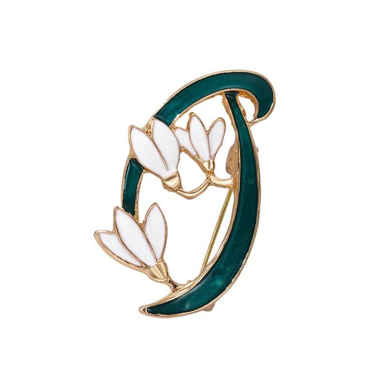 New Alloy Brooch High-end Sense Niche Women Spot High-end Pin Coat Suit High-end Versatile Corsage