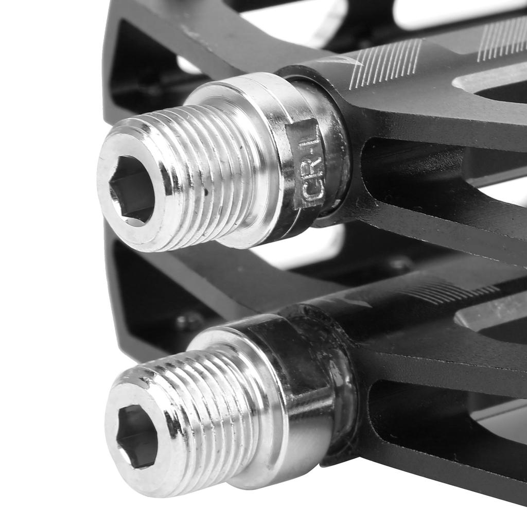 Mountain Bike Aluminum Alloy Bearings Pedal Road Cycling Flat Pedal Bike   Adapter Parts