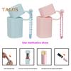 Silicone Lipstick Holder Protective Bag Easy to Carry Lightweight Portable Versatile Lipstick Sleeve Lipstick Organizer