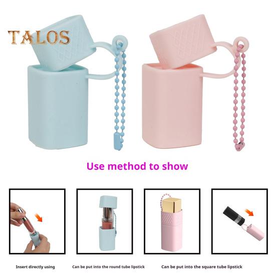 Silicone Lipstick Holder Protective Bag Easy to Carry Lightweight Portable Versatile Lipstick Sleeve Lipstick Organizer