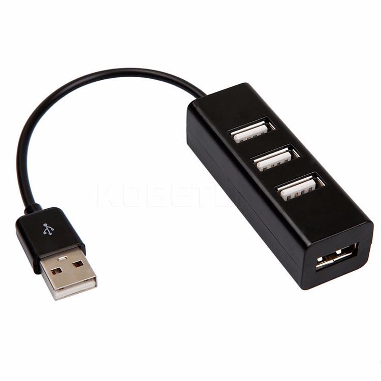 Micro USB OTG 2.0 Docking Station: Four-Port Hub and Charging Extender for Mobile Phones, Compatible with PUBG