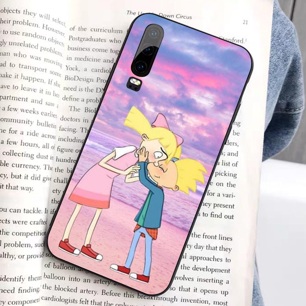 Hey Arnold Helga Bonito Phone Case For Huawei Honor 10 Lite 9 20 7A 9X 30 50 60 70 Pro Plus Soft Silicone Cover