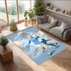 Erling Haaland Calcio Football Pattern Tappeto Morbido per Area Tappeto per Pavimento Interno Antiscivolo Tappetino Decorazione Sportiva per Camera da Letto