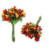 20pcs Bud Stamens Family Garden Handmade Artificial Bouquet Wedding Merry Christmas Decoration DIY Pearl Craft Fake Flowers