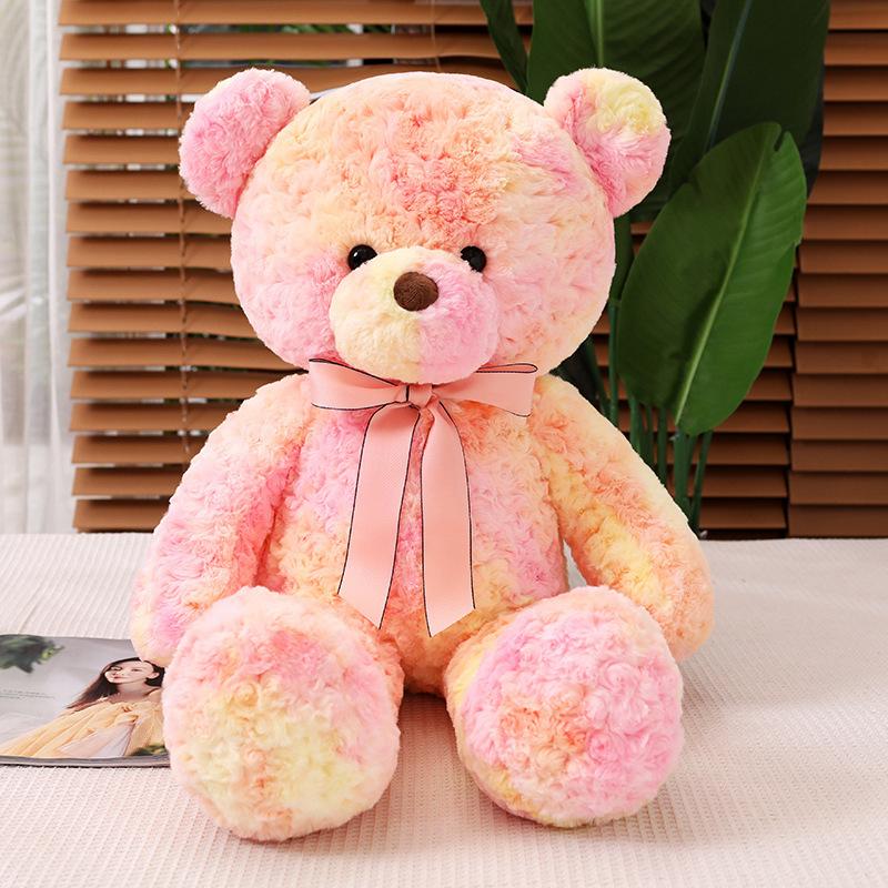 Large Red Strawberry Bear Doll Cute Big Bear Plush Doll For Girlfriend Valentine'S Day Hug Bear Gift