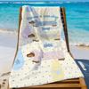 Dachshund Cute dog Cartoon Towel Quick Drying Beach Towels Are Suitable For Swimming Pools Camping Yoga And The Gym