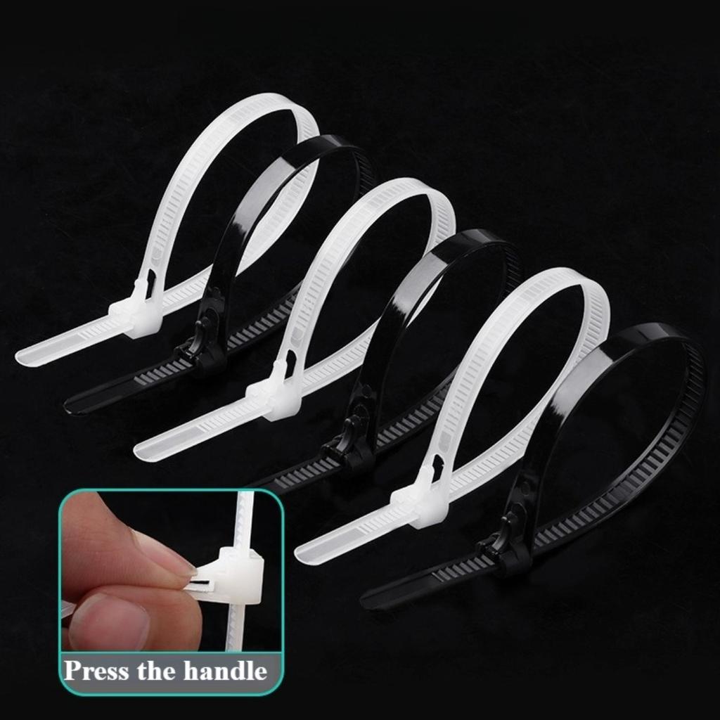 Magic Tape Cable Tie Reusable Cable Velcro Self Adhesive Cord Wrapper for Data Charger Cable Organizer Home Use Nylon Marker Tie