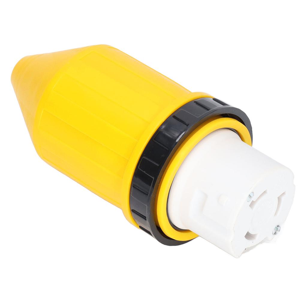 RV Power Cord Connector Cover Twist Lock Locking Plug Protector 50AMP 125 250V AC