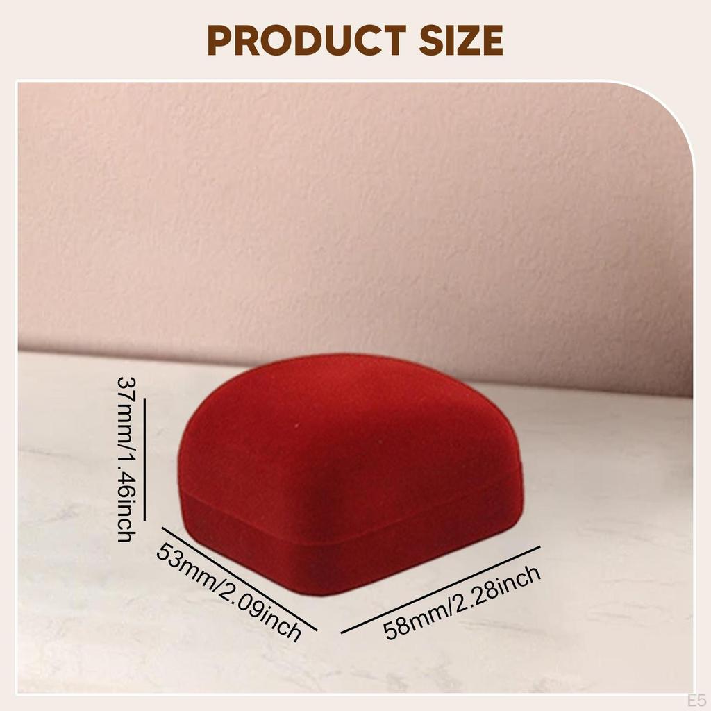 Velvet Display Box Brooch Storage Jewelry Organizer Lapel Pin Case for Brooches