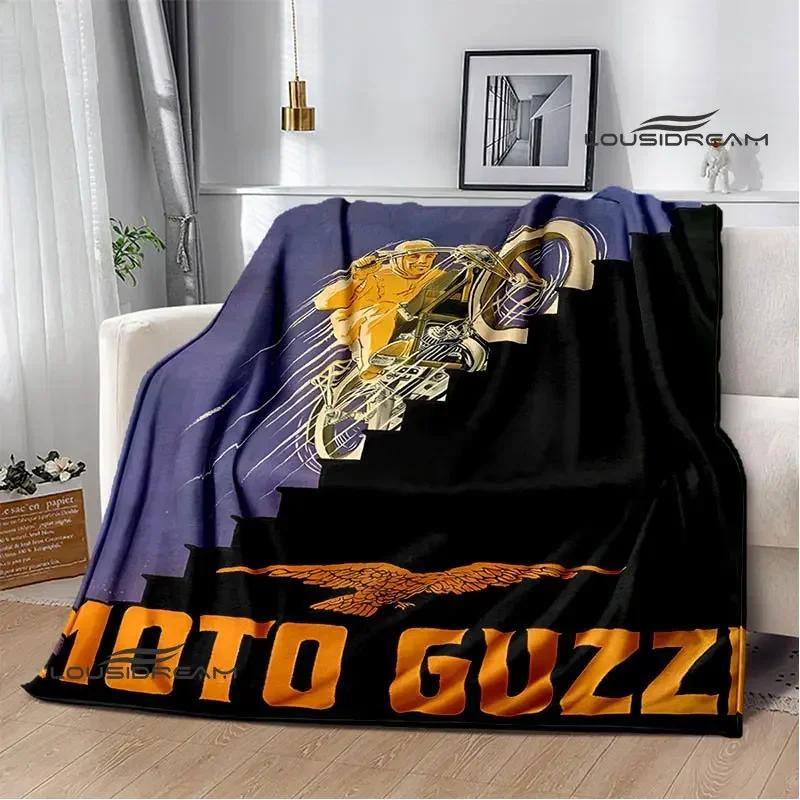 Guzzi Motorcycle Children's Warm Blanket Cubre Cama Blankets for Beds Picnic Blanket