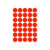Colorful A5 Dot Stickers: Blank Round Adhesive Labels for Handwriting, Classification, and Sealing