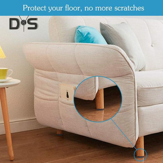 24 Stück Küchengeräte-Dichtungen, geräuschlos, sicher, einfach anzubringen, selbstklebend, platzsparend, kratzfest, für Mini-Möbel, Tisch, Stuhl, Beinmatten, Küchenbedarf