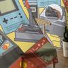 Gamepad-Taste Videospiel Cartoon Tüll Transparente Fenstervorhänge für Wohnzimmer das Schlafzimmer Modern Voile Organza Vorhänge Drapierungen