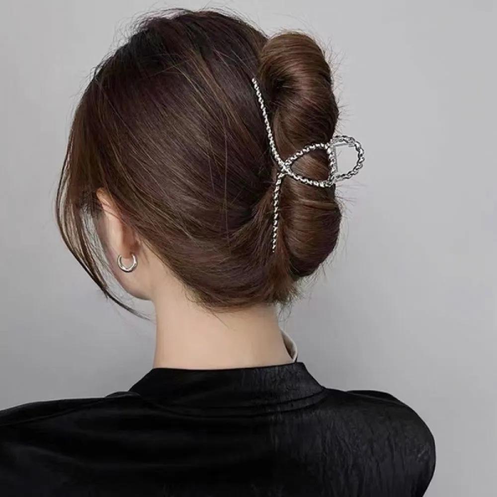 Updo Metal Twist Hair Women s Large Claw Clip 3-Piece Set Giant Claw Clip King Claw Clip Hair Clip
