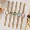 Elegant Women's Roman Quartz Watch with Diamond Accents - Versatile for Business and Casual Wear