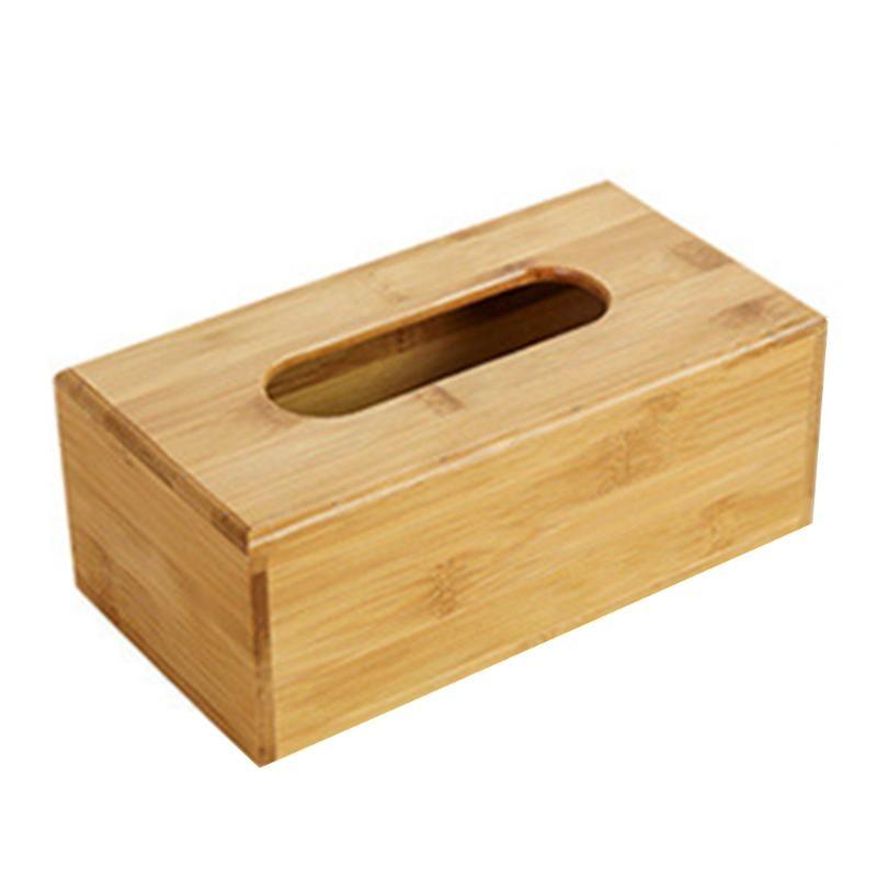Bamboo Tissue Tissue Holder Box Durable Exquisite Tissue