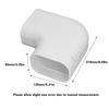 Flat Elbow Line Cover 433 130 Series Decorative PVC Tubing Cover Air Conditioner Tubing Accessories