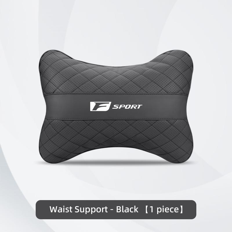 Cuero Nappa Almohada Cervical para Reposacabezas de Coche Amortiguación Lumbar Para Lexus F-SPORT ES RX NX LS UX LM LX GX LC RZ IS CT GS RC HS SC TX LBX