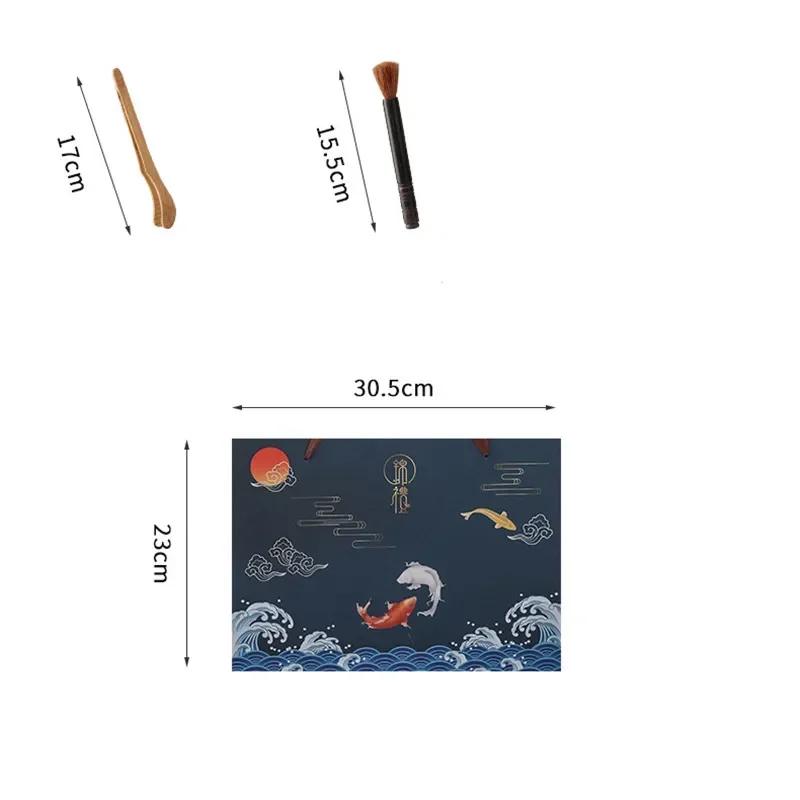 Set Ceai Kungfu Arzător Tămâie Cutie Cadou Ceremonie Un Ceainic Patru Cești Poate Nisip Stovă Lemn de Santal Ceramică Chineză Portabil în Mașină Ceașcă Bar