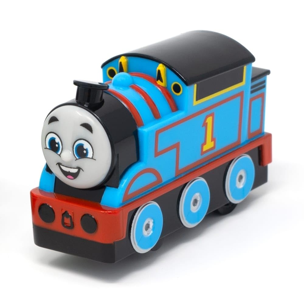 Masudaya Corporation Panel World Thomas the Tank Engine: Thomas & Percy Run! Stop & Go At the Station! Toy (Ages 3+, Battery Operated) 480-1728