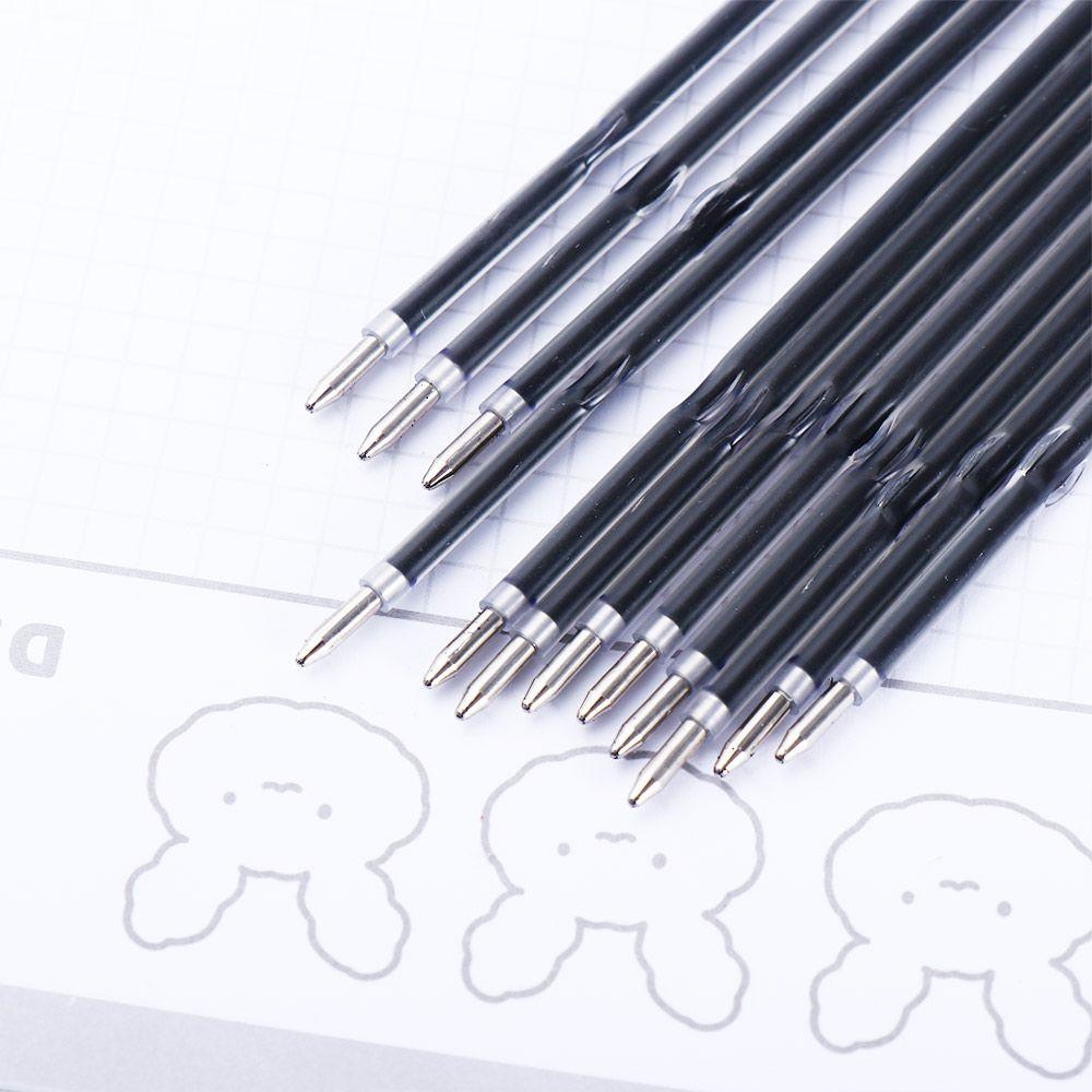 100pcs Blue 0.7mm Sign Pen Stationery Black Office Writing Pen Roller Pen Ballpoint Pen Pen Refill