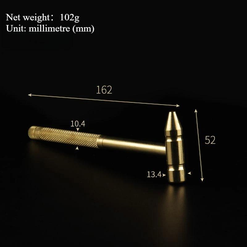 6-in-1 Multifunktionaler Mini-Hammer - Kleiner Hammer, Nussknacker, Schraubendreher & Mehr - Alles-in-Einem Handliches Werkzeug für Zuhause, Outdoor