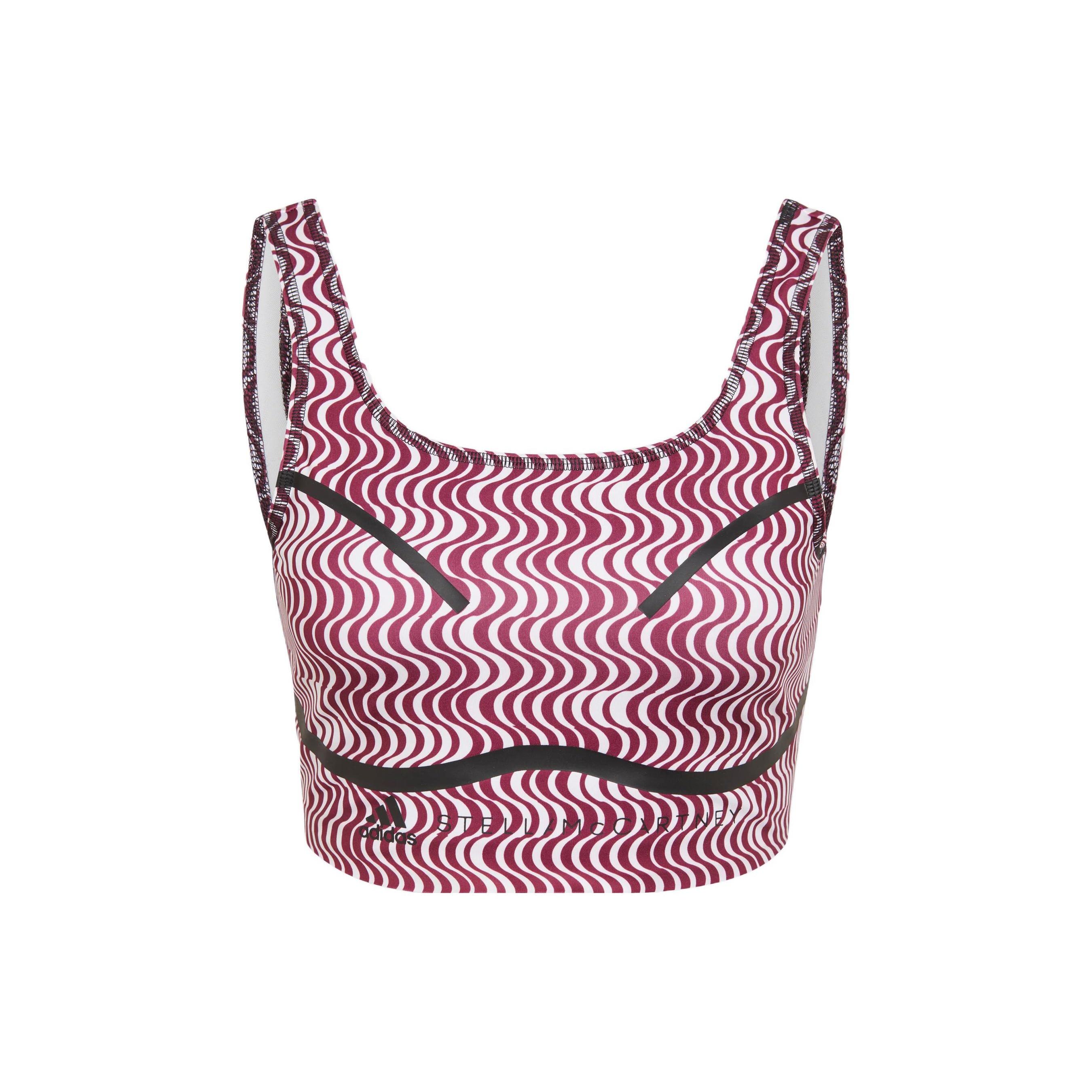 (WMNS) adidas by Stella McCartney TruePurpose Printed Crop Top Asia Sizing  Pink  Women s HG6881 L