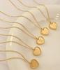 Versatile Frosted Peach Heart Pendant Necklace - Romantic Valentine's Gift for Couples