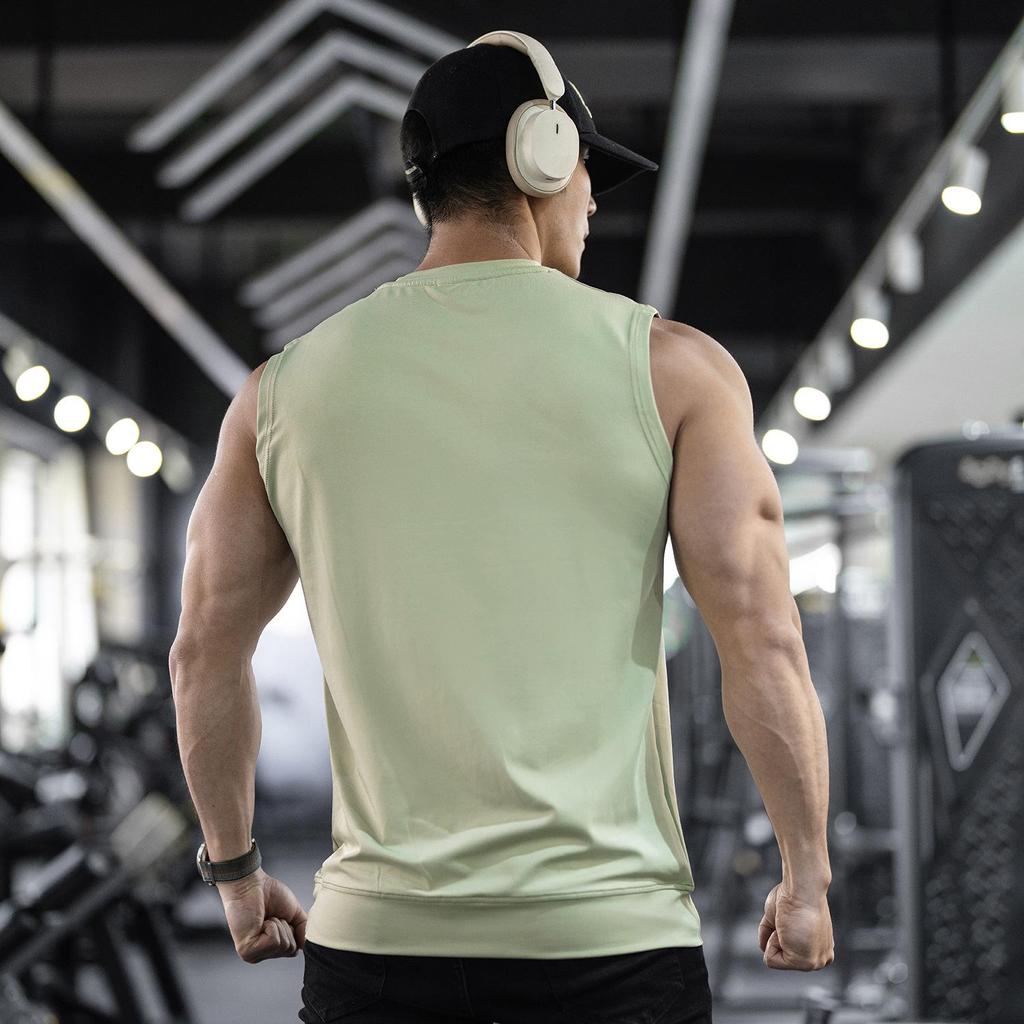 Men's Summer Quick-Dry Ice Silk Sleeveless Running Vest