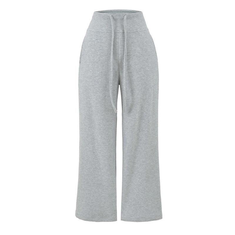 Women's Mid-Waist Drawstring Sweatpants - Casual, Comfortable, and Versatile for Autumn/Winter