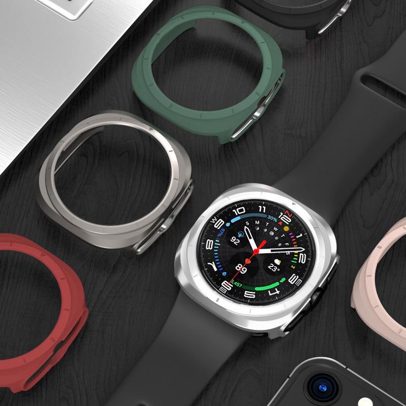 Case for Samsung Galaxy Watch Ultra 47mm Screen protector Accessories Hard PC Frame Bumper protective Galaxy Watch 7 Ultra Cover
