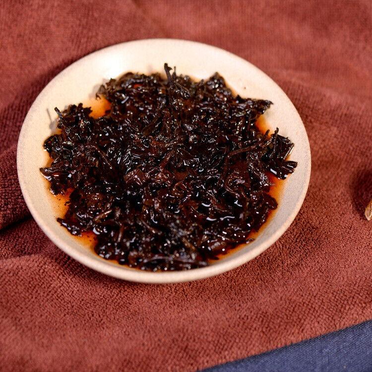 Menghai Glutinous Rice Fragrant Qizi Ripe Pu'er Tea Cooked Tea Cake 357g