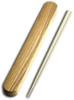 Nagao Chopsticks and Chopstick Case Dishwasher Made In Japan Set, 23cm, Hexagonal, Ivory, Safe,