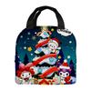 Portable Lunch Box Bag Cartoon Thermal Insulation Bag Lunch Bag Christmas