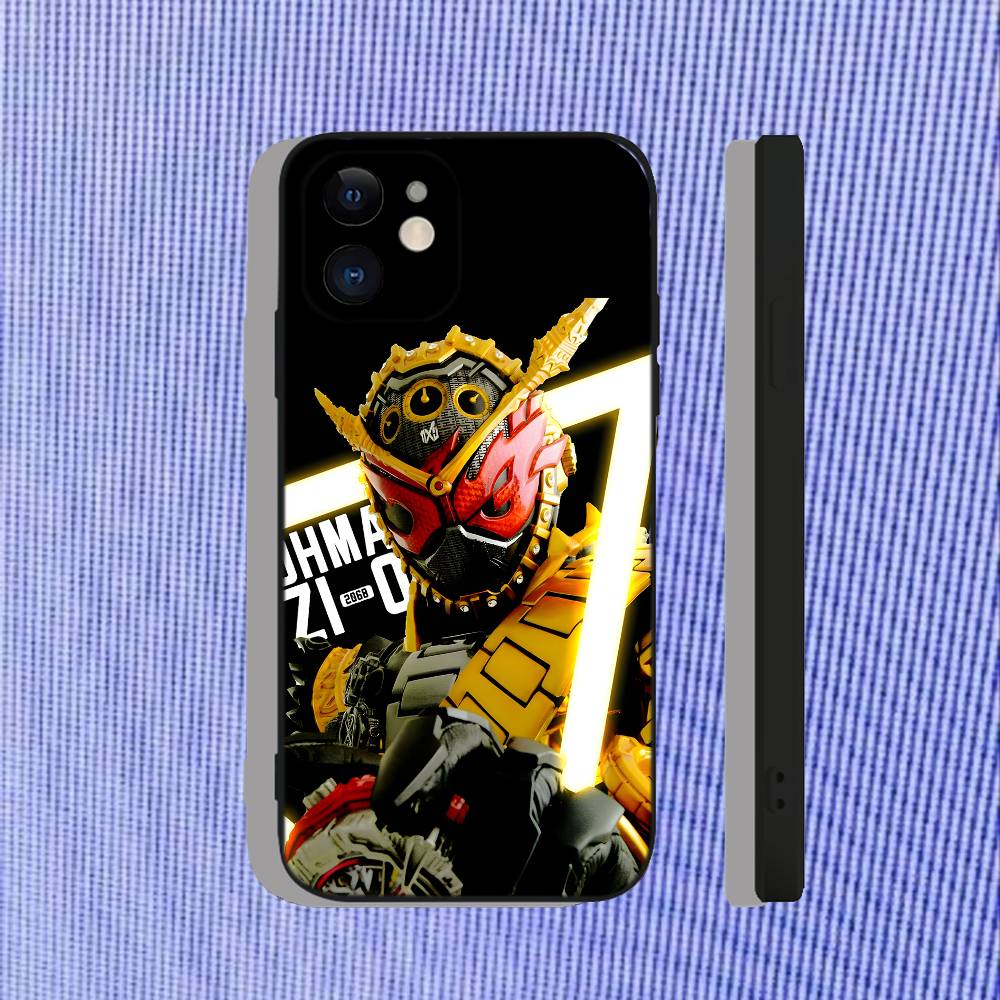 

К-КаменС Р-Райдер Крутой Чехол Для Телефона Для iPhone 16,15,14,13,12,11,Pro,Max,Plus,X,XS,XR,SE,8,7,Mini,Мягкий Силиконовый Черный Чехол iPhone15