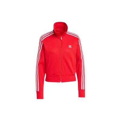Originals Adicolor 3-Stripes Full-Zip Knit Lifestyle Jacket Women Red IY7277