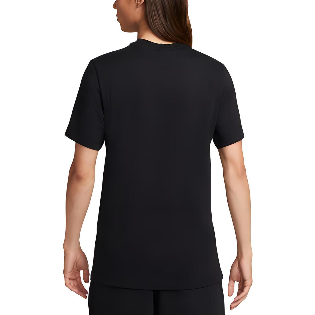 Nike Letter Round Neck Pullover Short Sleeve T-Shirt Men Tops Black FJ2313-010