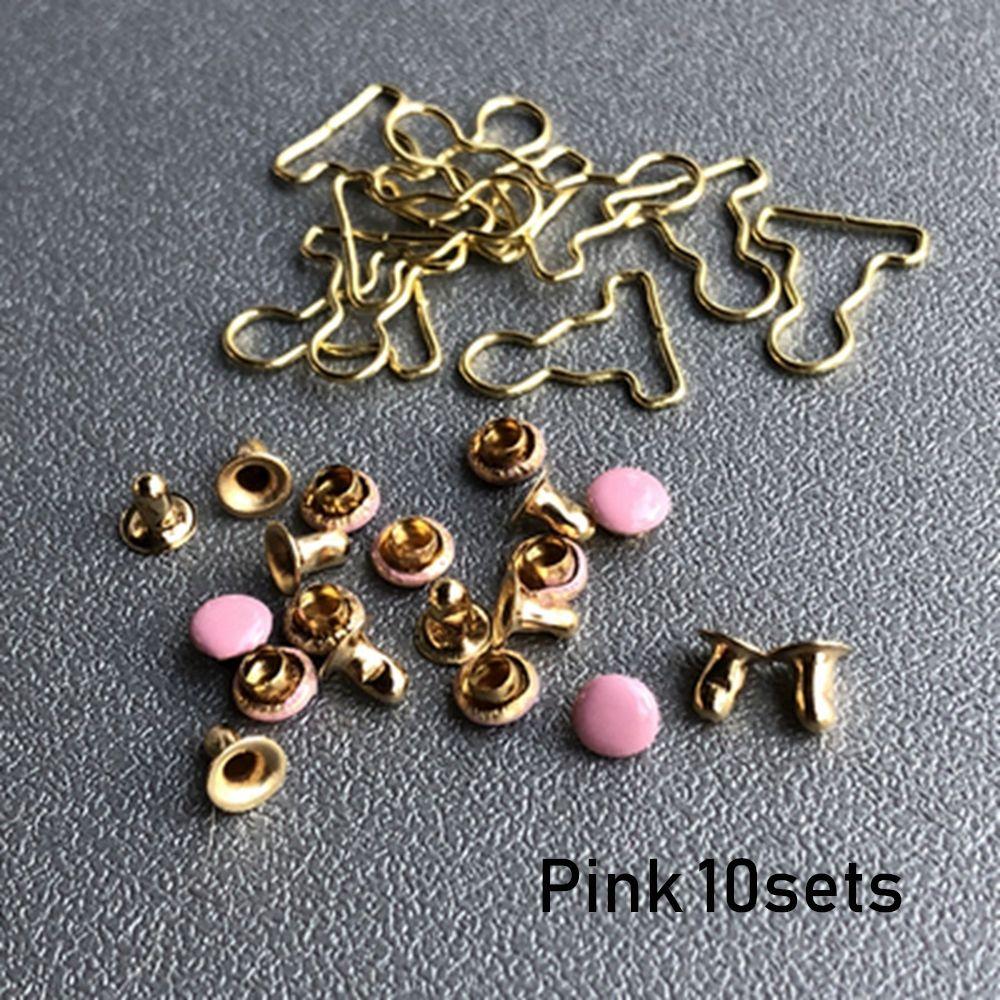 Mini DIY Sewing Accessory Doll Belt Buttons Dolls Buckles Trousers Bags Accessories Metal Buckle