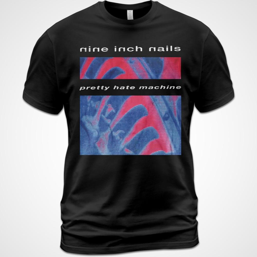 Cotton T-Shirt Nine Inch Nails Pretty Hate Machine Album Tee Trent Reznor Unisex T-Shirt XXXXL