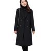 2026 Autumn/Winter Plus Size Women's Mid-Length Wool Suit Coat [0815]