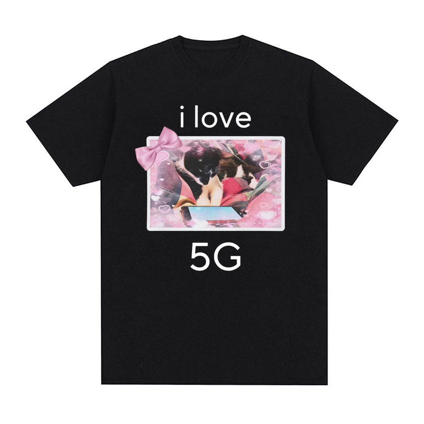 Ich bin kontaminiert Lustige Katze Meme T-Shirt Sommer Herren Damen Kleidung Humor T-Shirts Reine Baumwolle Lockeres Oversize T-Shirt Streetwear